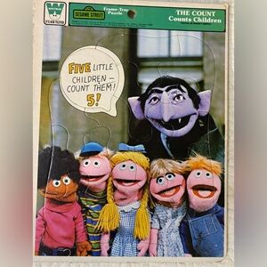 Sesame Street Puzzle with The Count and Friends